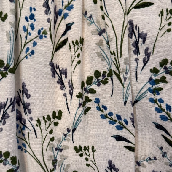 Zara XL Floral Print White Dress - Picture 3 of 4